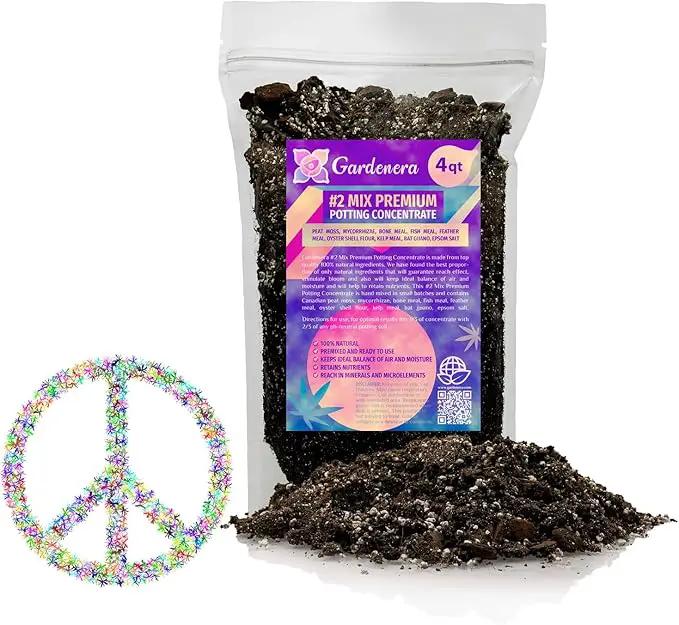 Organic Photoperiod Plants Potting Soil Mix - Perfect Balance of Nutrients, Drainage, and Aeration for Thriving Photoperiod Plants - 4 Quart by GreenHaven Gardens