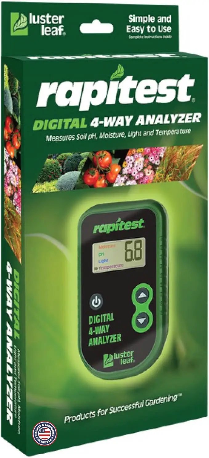 Luster Leaf 1885 Digital 4-Way Analyzer by GreenHaven Gardens