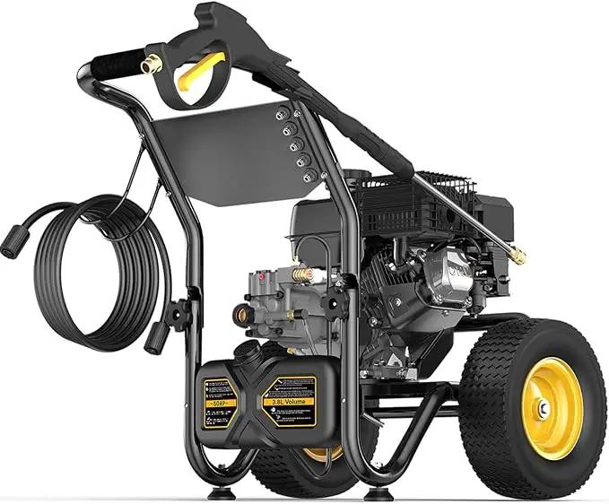 Heavy-Duty Gas Pressure Washer, 3600Psi at 2.7Gpm Power Washer,Portable, 30feet Pressure Hose,Industrial Style,Axial Cam Pump, for Siding, Driveway, House, Car, RV, Paint Preparation etc by GreenHaven Gardens