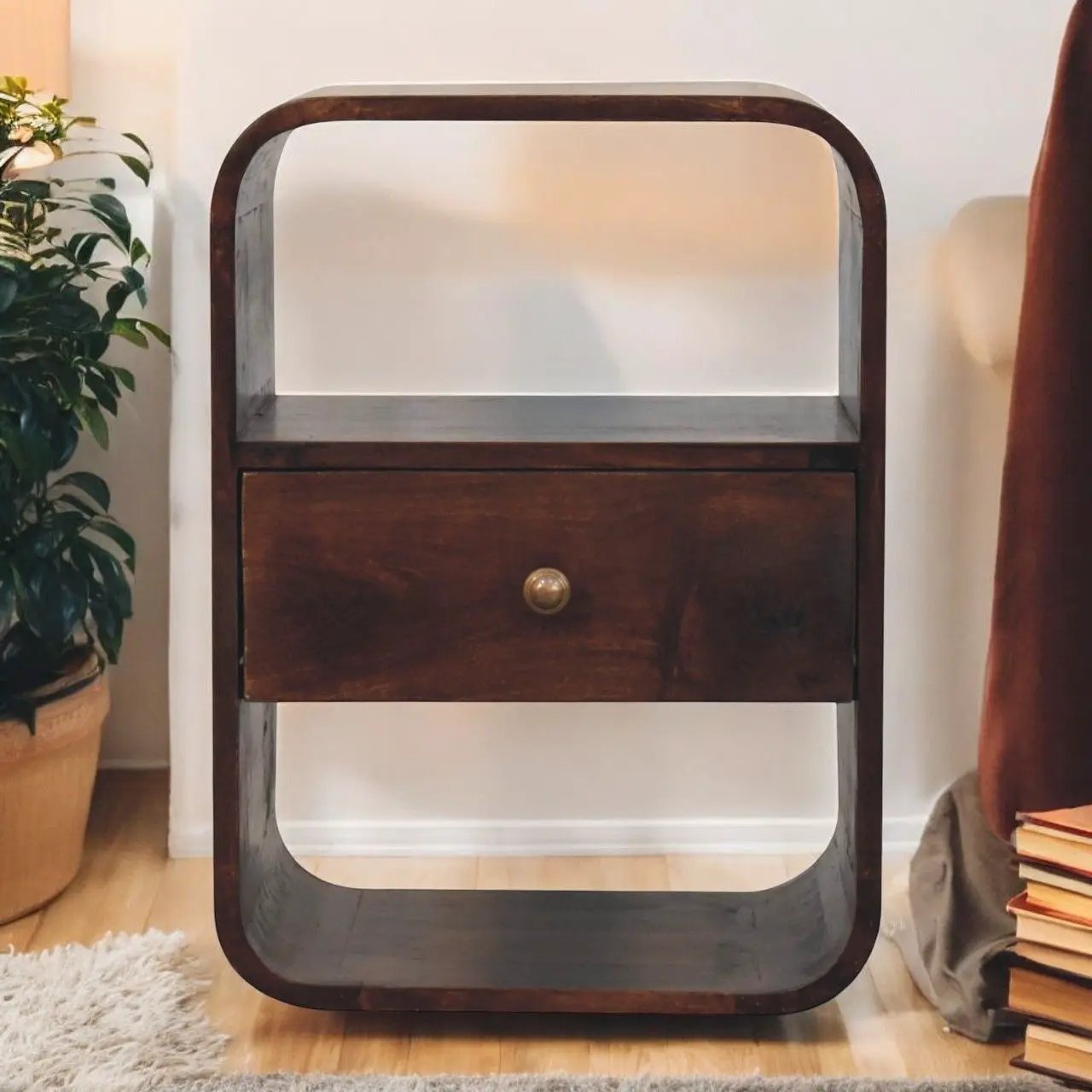 Curve Drawer Nightstand by Unique Piece Furniture