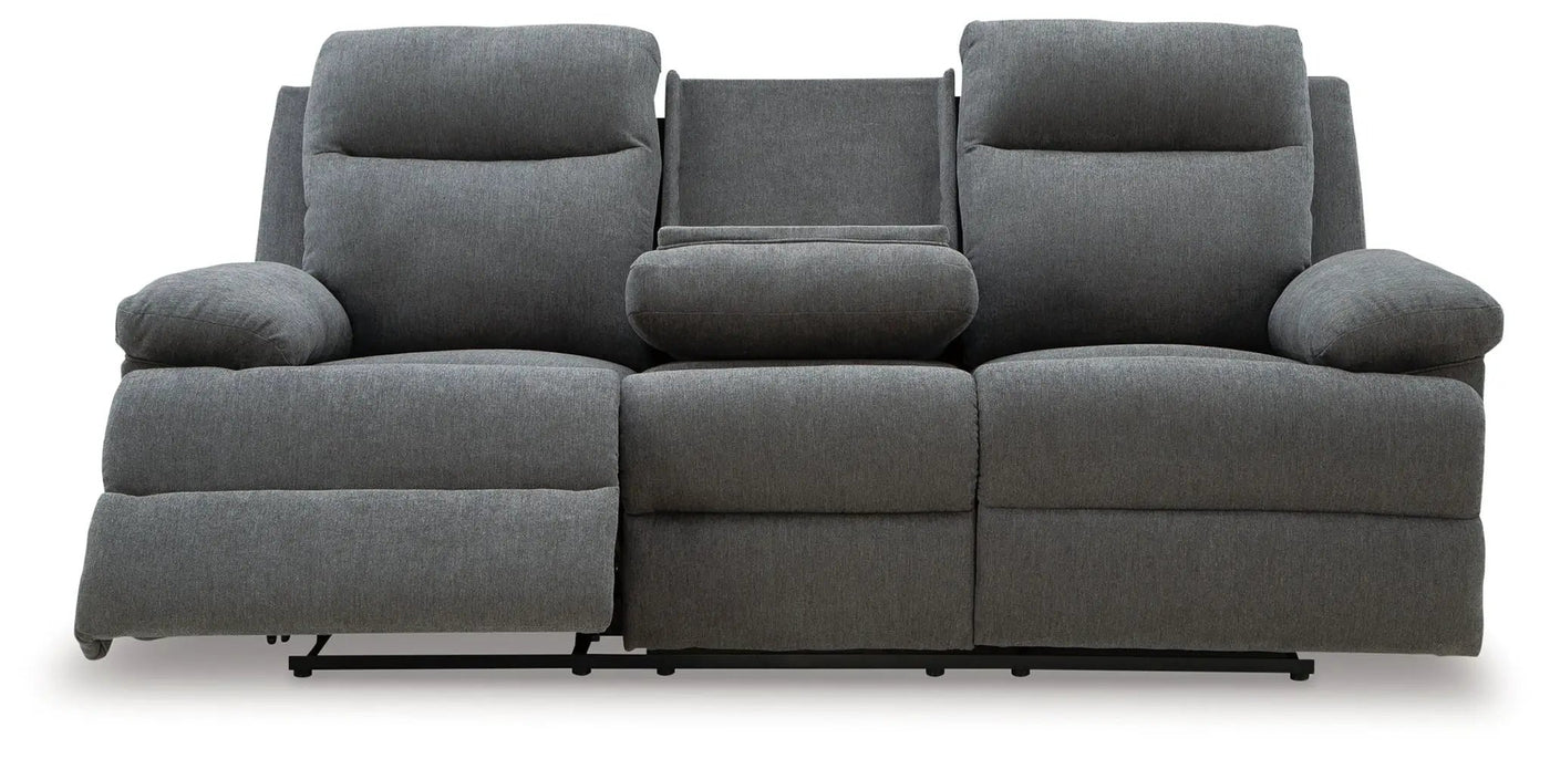 Side-Swipe - Reclining Sofa With Drop Down Table by Unique Piece Furniture