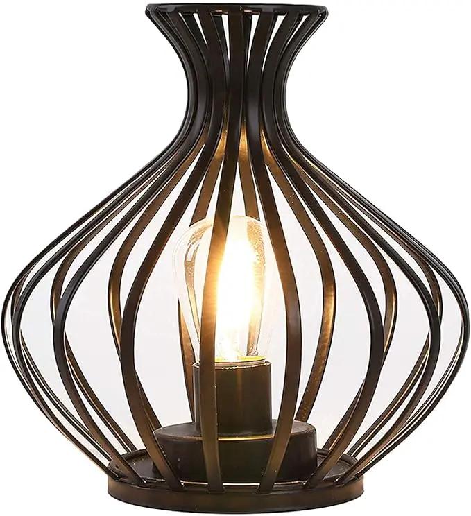 JHY DESIGN Decorations Outdoor Table Lamp Nightlight 7.5''High Modern Style Battery Powered Lamp with 6-Hours Timer Feature Decorative Bedside Lamp for Room Indoor Outdoor Table Garden Party by GreenHaven Gardens
