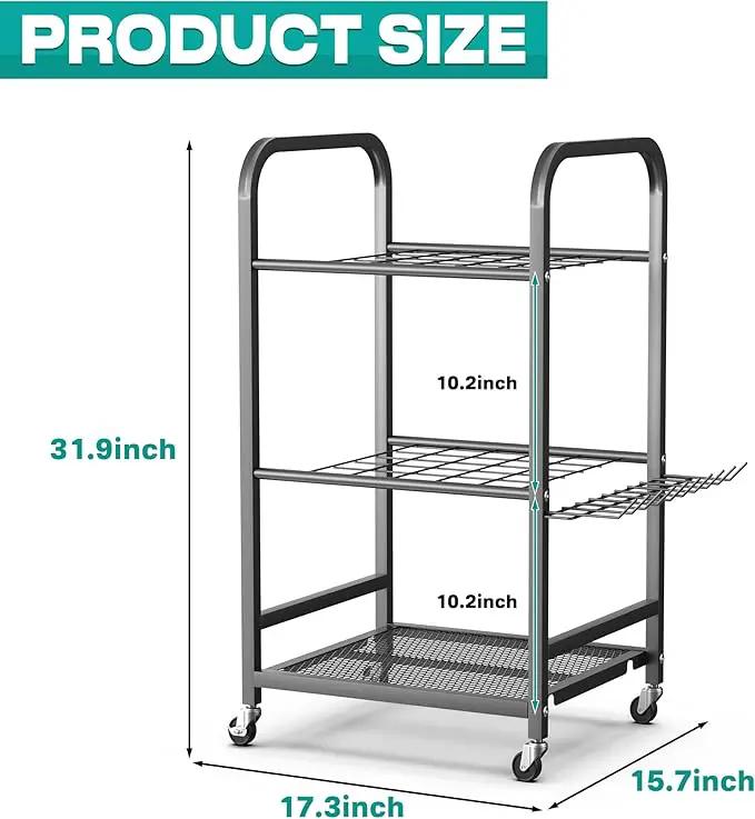EVERHANGER Garden Tool Organizer and Storage, Yard Tool Stand Garage Tool Organization, Yard Tool Racks for Indoor/Outdoor Use by GreenHaven Gardens