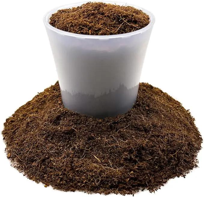 Fiddle Leaf Fig House Plant Soil Premium All Purpose Blend - Peat Moss, New Zealand Bark, Coco Chips and Fibers, Perlite - 2 Quart Bag by GreenHaven Gardens