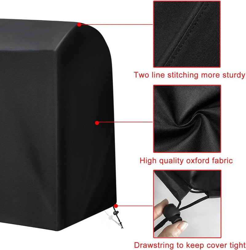 Grill Cover, 75-Inch Heavy Duty Waterproof UV Resistant BBQ Grill Cover for Outdoor Grill, Fit for Nexgrill Brinkmann Weber Char-Broil and More by GreenHaven Gardens