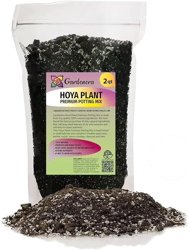 Hoya Plant Premium Potting Mix - 2 Quart - Optimal Balance for Thriving Hoyas: Air, Moisture, and Nutrient Retention by GreenHaven Gardens
