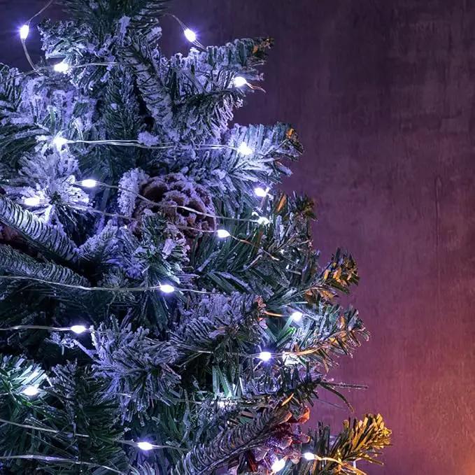 Fairy Lights Plug in,200FT 600 LEDs Waterproof String Lights,LED Lights Stirp with Remote 8 Modes for Indoor Outdoor Christmas Wedding Birthday Patio Garden Decoration,Cool White by GreenHaven Gardens