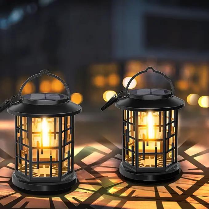 Solar Lanterns Outdoor Waterproof, Outdoor Solar Lights for Garden, Patio Yard Party Outdoor Decor, 2 Pack by GreenHaven Gardens