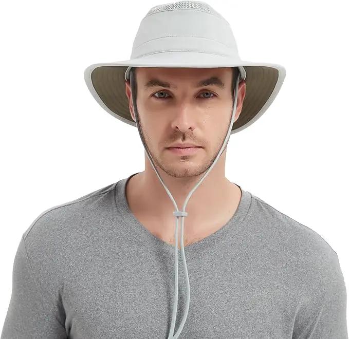 Cimarron Wide Brim Safari Sun Hat for Women & Men – UPF 50+ Outdoor Fishing Hat | Hiking, Running Travel Sun Protection Hat by GreenHaven Gardens