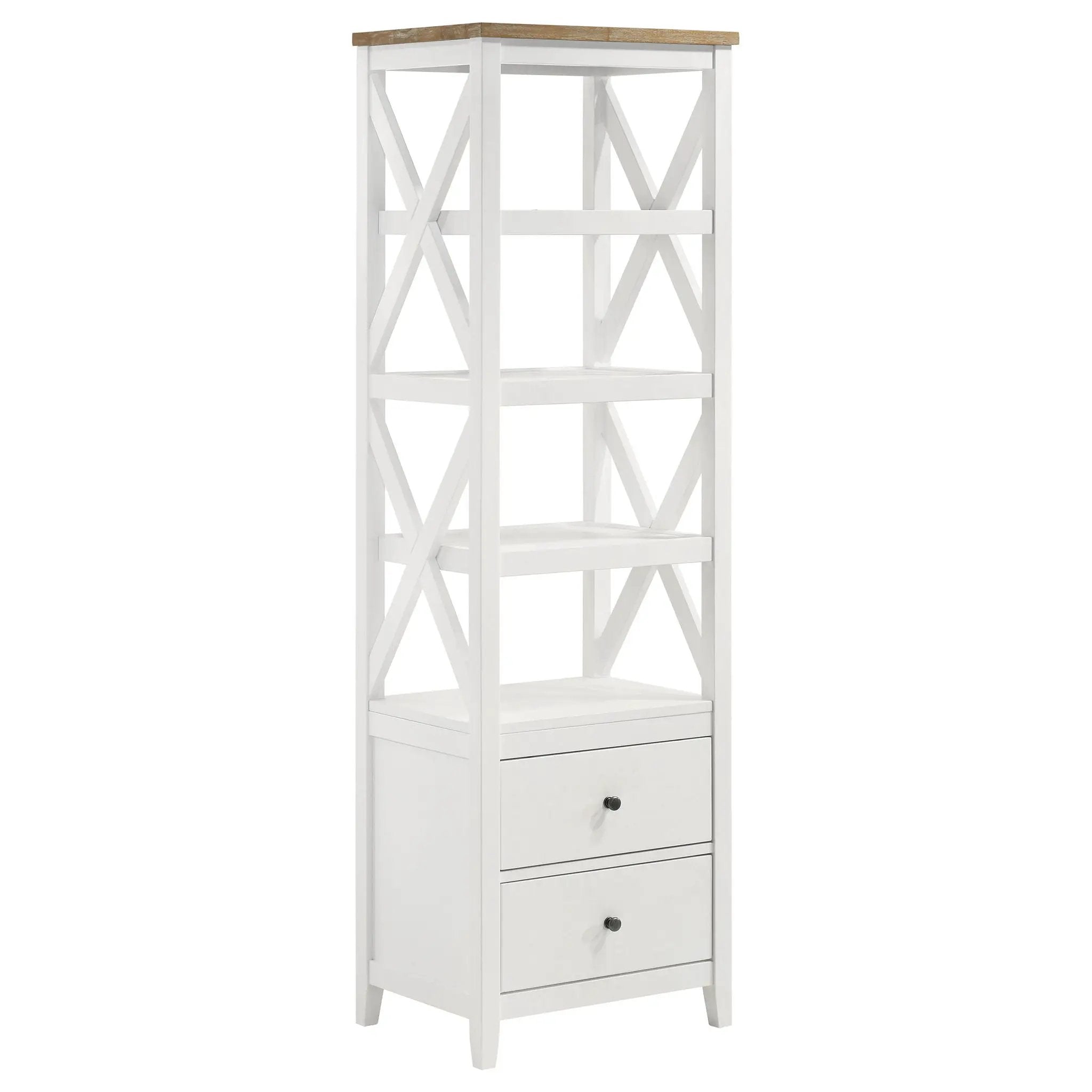 Hollis 3-piece 67-inch TV Stand Entertainment Center White by Unique Piece Furniture