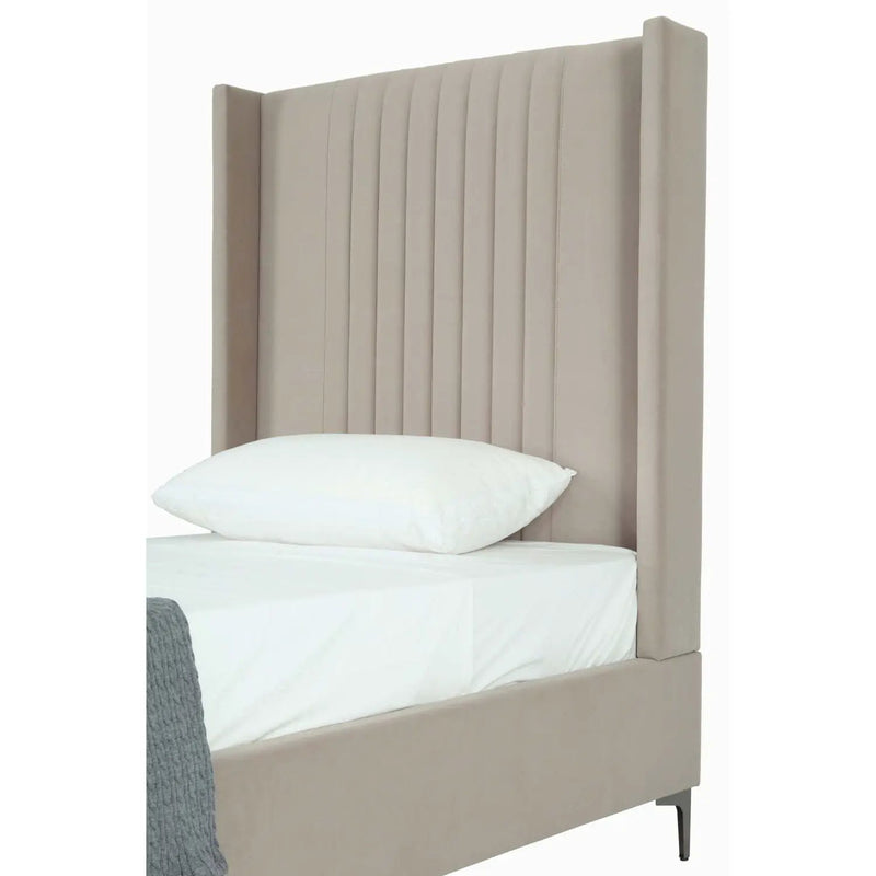 Promenade - Bed With Upholstered Headboard And Slats