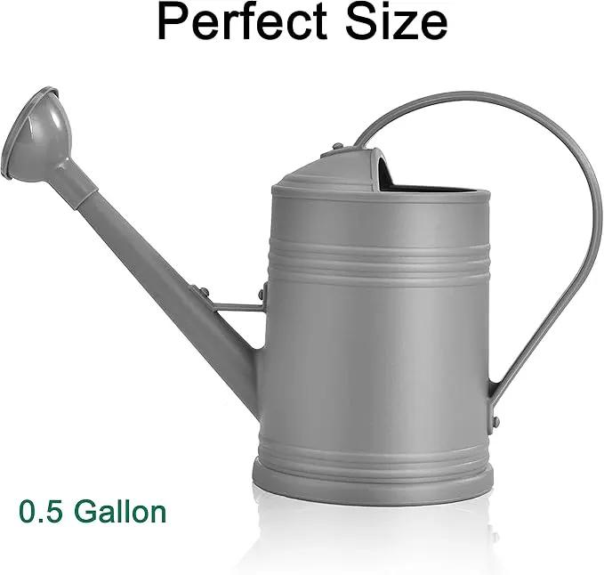 Plastic Indoor Watering Can with Sprinkler Head - 68 oz by GreenHaven Gardens