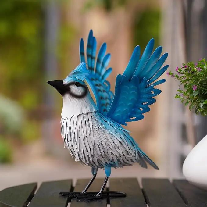 Nacome Blue Jay for Yard Art Statues: Garden Sculptures & Statues Clearance Lawn Decor for Patio Balcony Front - Gifts for Mom Grandma by GreenHaven Gardens