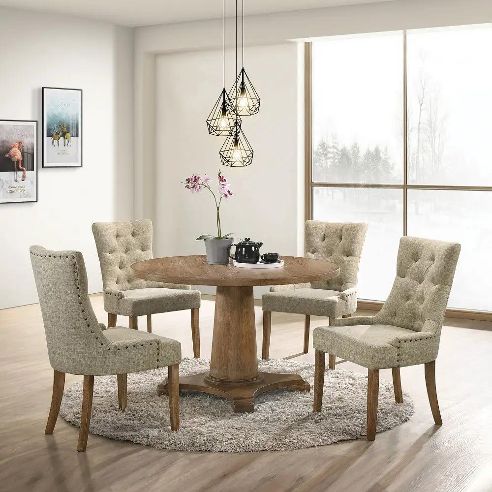 Yotam - Dining Table - Salvaged Oak by Unique Piece Furniture