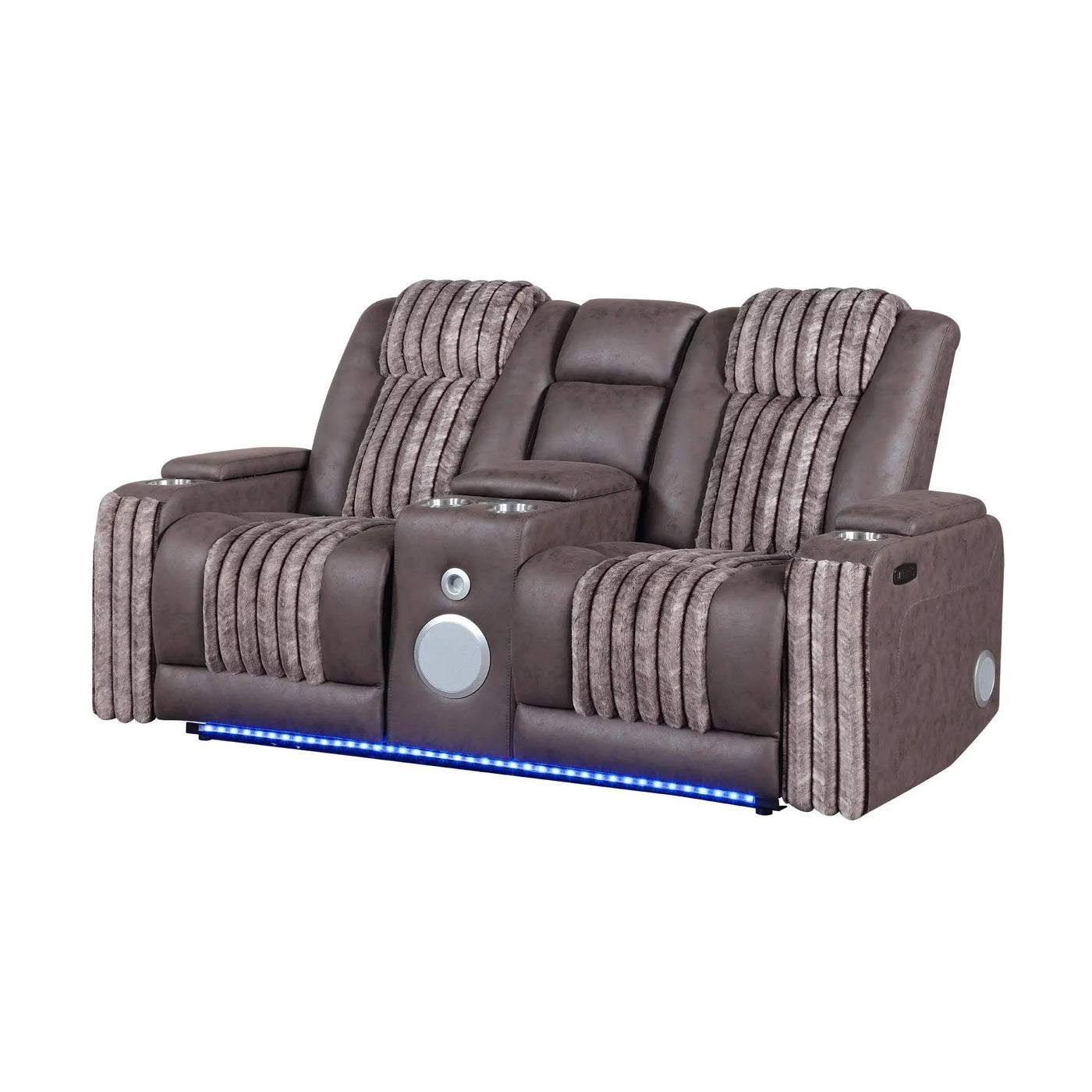 Duran - Power Reclining Loveseat With Power Headrest by HouseOfZazla