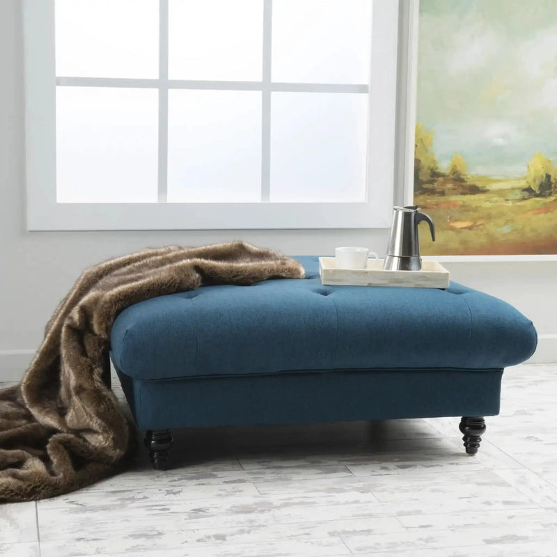 Madrid Tufted Ottoman Footrest by HouseOfZazla