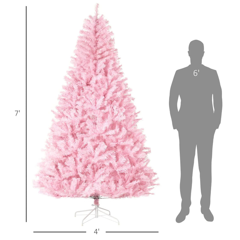 Artificial Christmas Tree - Pink 7ft by HouseOfZazla