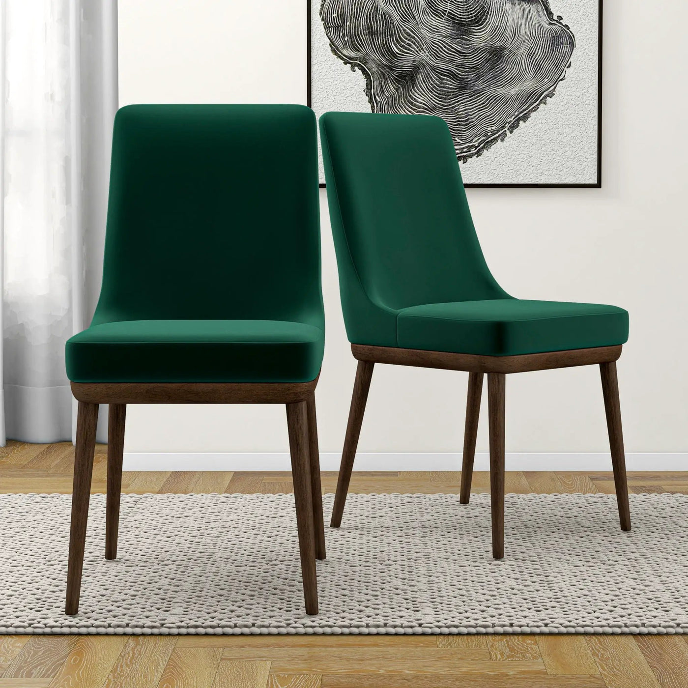 Kate - Mid-Century Modern Dining Chair (Set of 2) by HouseOfZazla