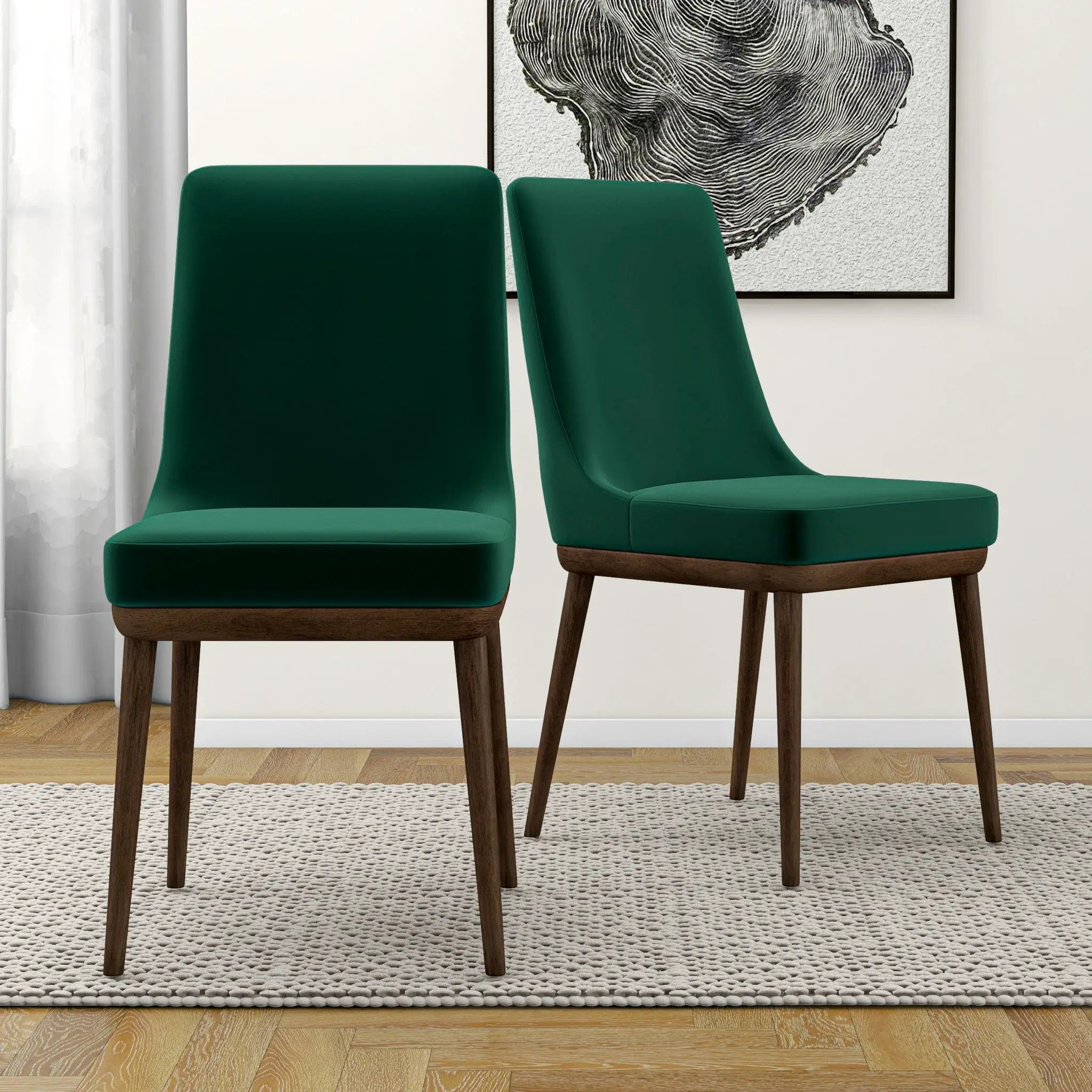 Kate - Mid-Century Modern Dining Chair (Set of 2) by HouseOfZazla