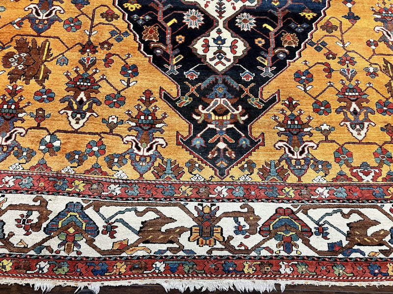 Antique Persian Bakhtiari Rug 14x19 – Rare Palace Size Carpet by Jewel Rugs