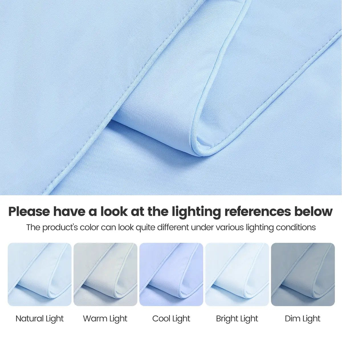 1-Piece 90x90" Cooling DA Comforter, Ice by HouseOfZazla