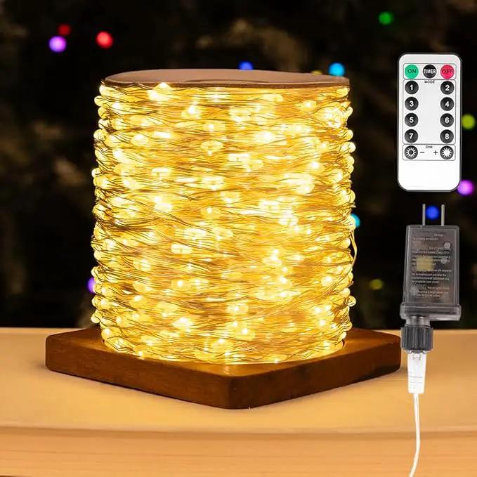 Fairy Lights Plug in,660FT 2000 LEDs Waterproof Led String Lights,Twinkle Light with 8 Modes Remote for Outdoor Indoor Christmas Wedding Birthday Garden Party Decorations,Warm White by GreenHaven Gardens