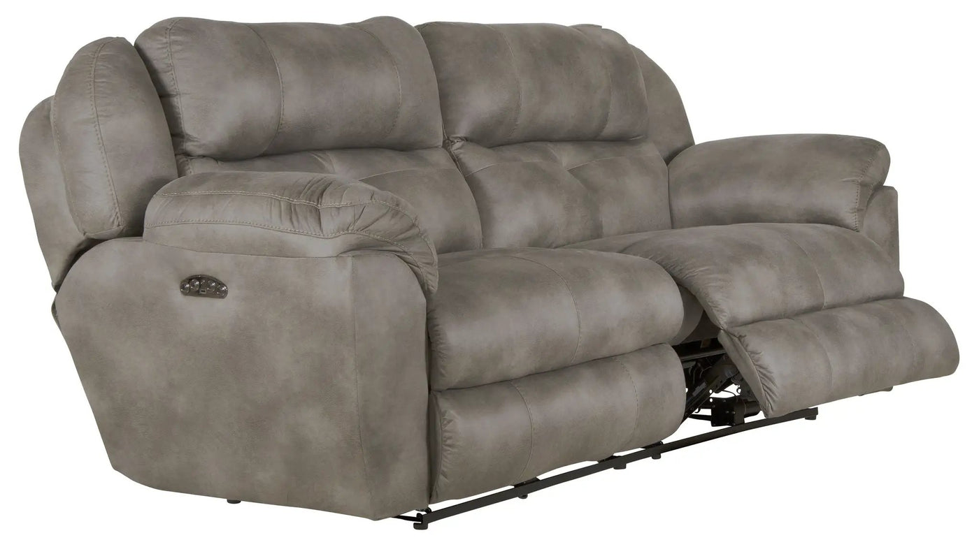 Ferrington - Power Lay Flat Reclining Sofa with Power Adjustable Headrest by Unique Piece Furniture