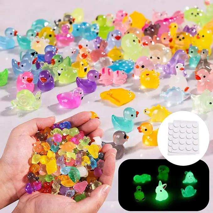Tiny Resin Animals Figures to Hide 120 Pcs Mini Resin Animals Bulk for Miniature Fairy Garden Accessories Micro Landscape Aquarium Potted Decoration by GreenHaven Gardens