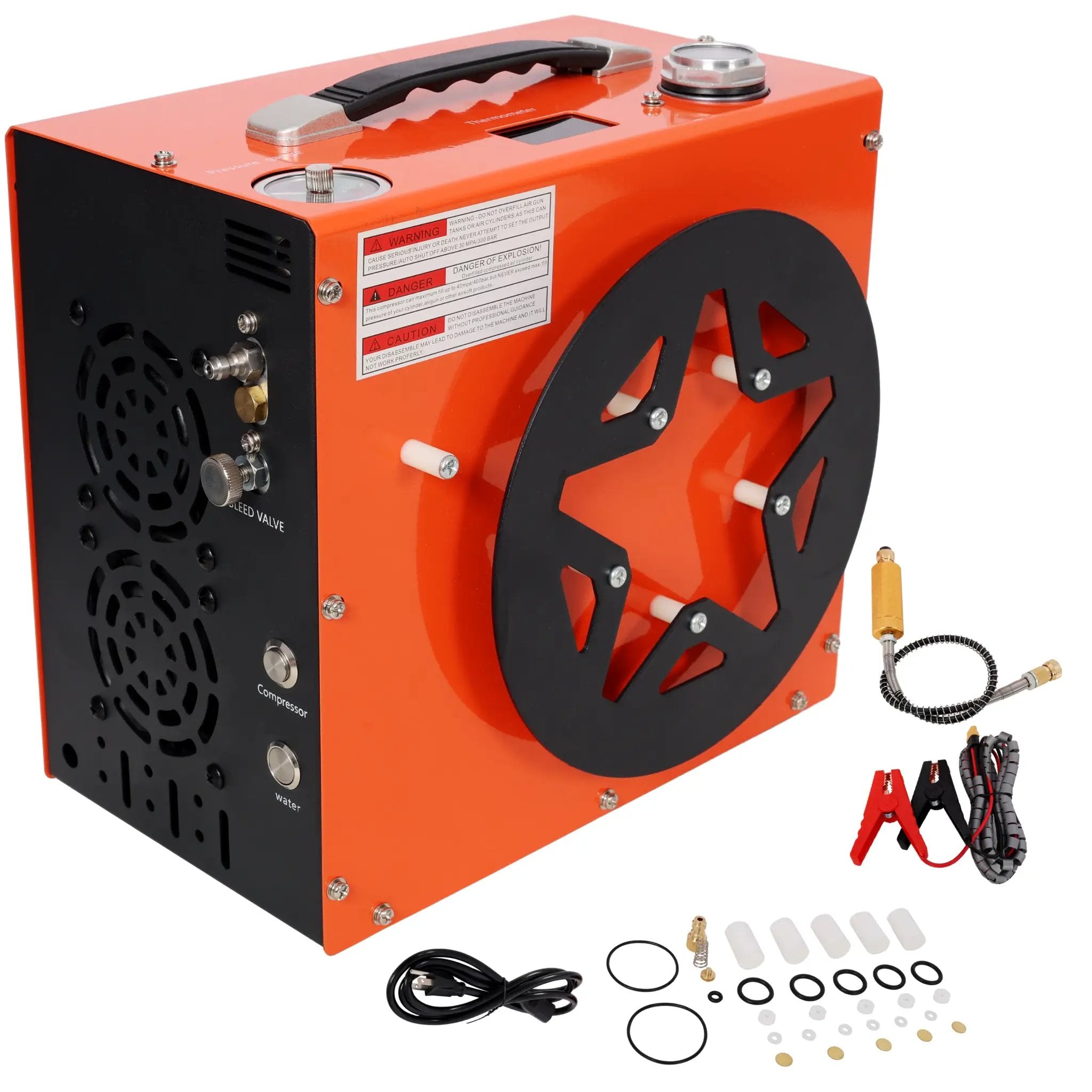 PCP Air Compressor, 4500PSI/30Mpa Portable by HouseOfZazla