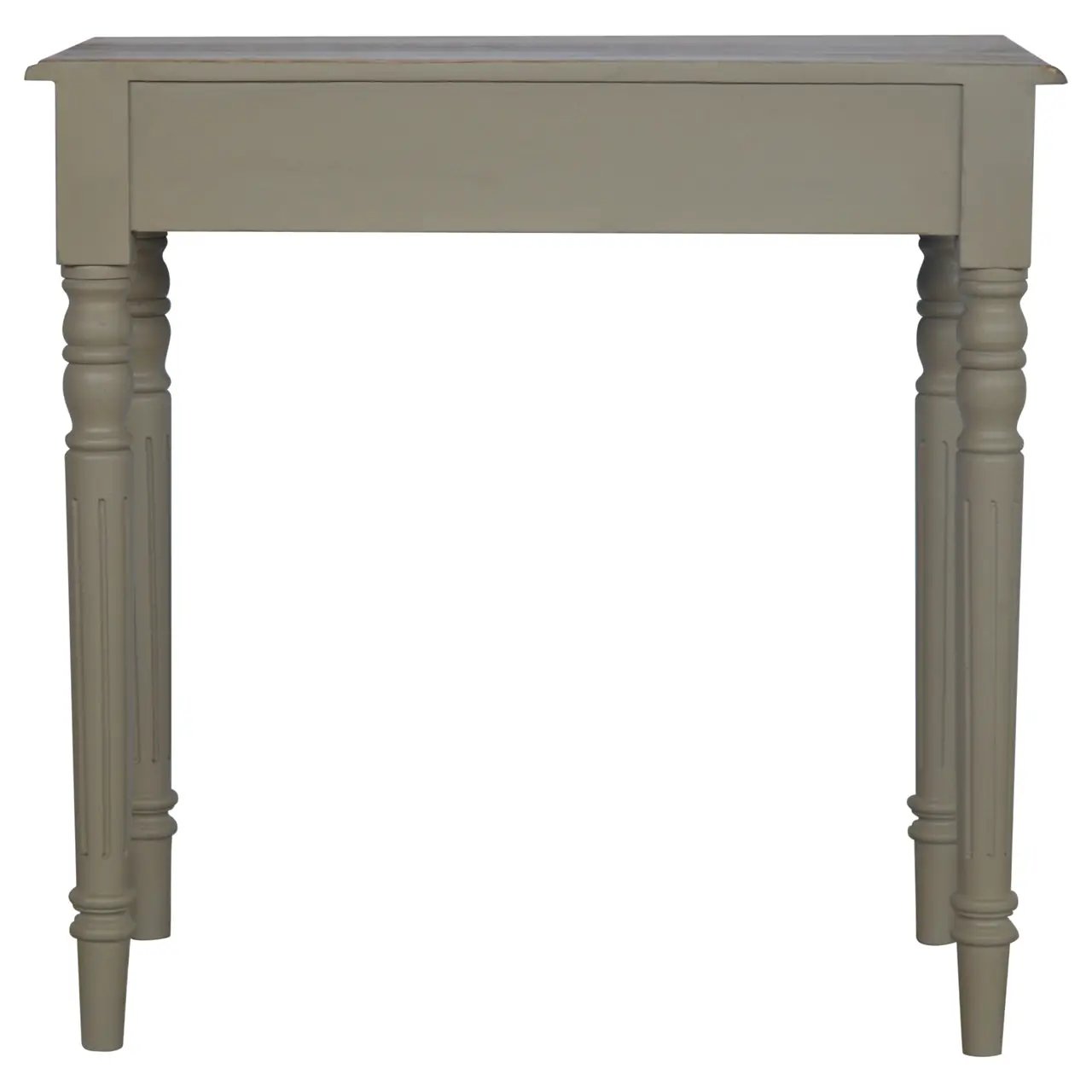 Solid Wood Hand Painted Writing Desk, 1-Drawer by HouseOfZazla