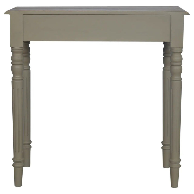 Solid Wood Hand Painted Writing Desk, 1-Drawer by HouseOfZazla