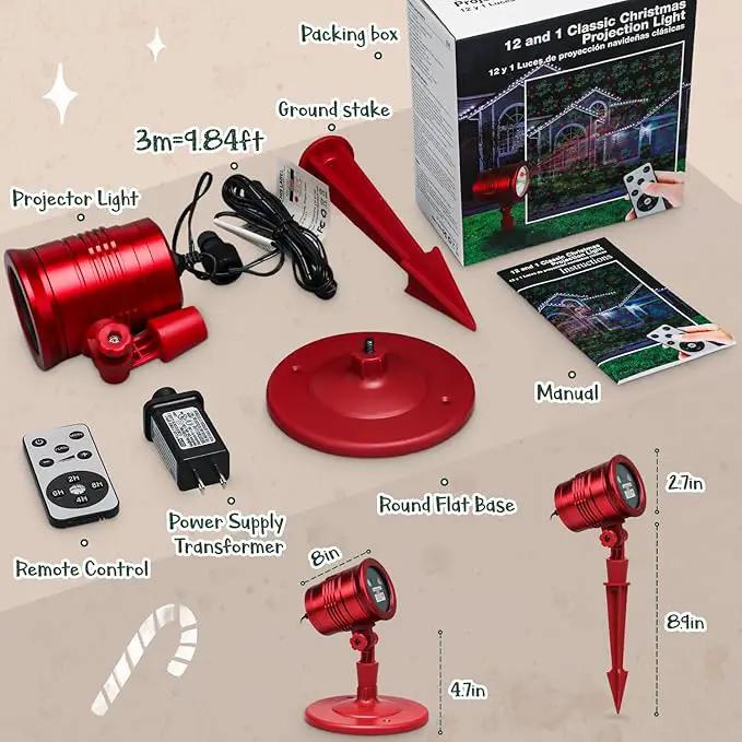 New 2023 Limited Edition Projector Lights for Christmas, Special Edition Waterproof Laser Lights with Remote Control for Outdoor Farmhouse Decoration by GreenHaven Gardens