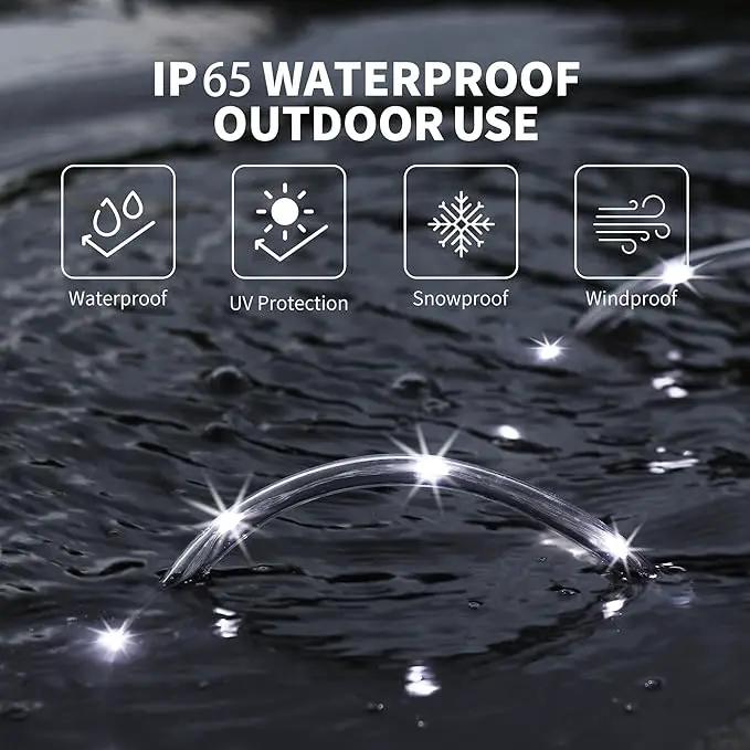 LED Rope Lights for Outside 20Ft Waterproof Led Rope Lighting 86 LEDs 110V 8 Modes Remote Control Timer Led Strip Light for Indoor Outdoor Party Holiday Garden Decoration (White) by GreenHaven Gardens