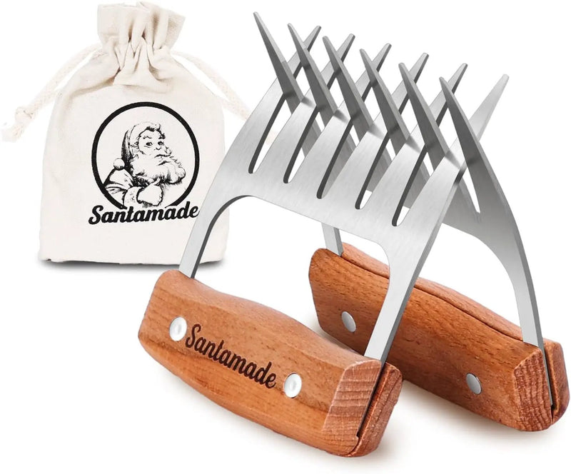 Meat Shredder Claws - Stainless Steel Meat Claws for Pulled Pork, Shredded Chicken, Bear Claws for Shredding Meat, Grill, BBQ Smoker Accessories, Grilling Gifts, Stocking Stuffers for Men by GreenHaven Gardens