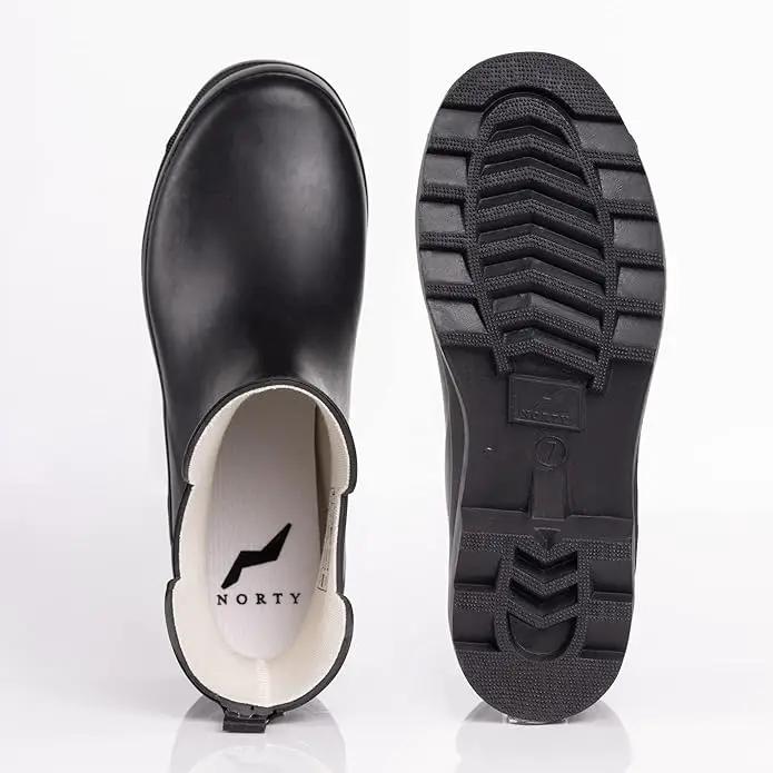 NORTY - Womens Ankle Rain Boots - Ladies Waterproof Winter Spring Garden Boot runs ½ size large by GreenHaven Gardens