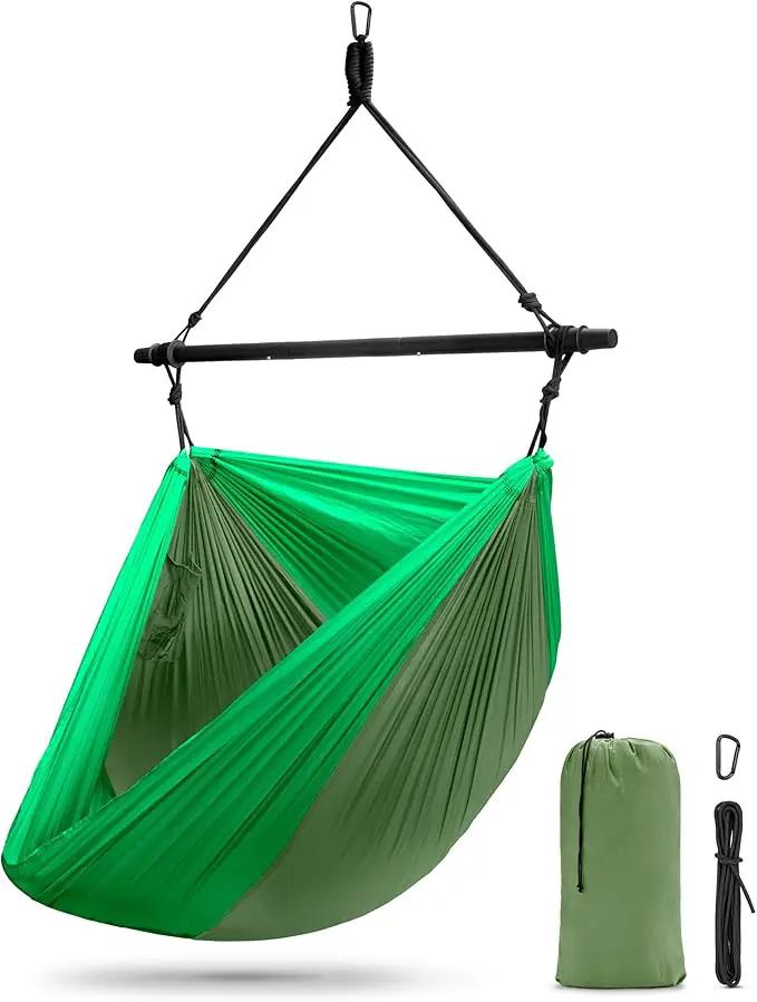 Sorbus Hanging Hammock Chair - Tree Pod Sensory Swing - Outdoor Camping Cacoon Chair - Collapsible and Lightweight Swings - Swinging Rocker Chairs for Camp, Travel, Hiking, Tent, Porch (500 lb Max) by GreenHaven Gardens