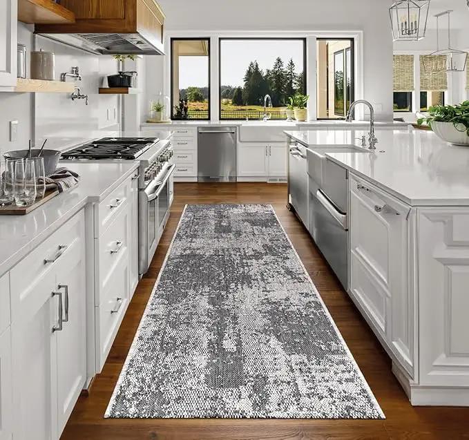 Keen Home Design Terrace Outdoor Runner Rug - 2x8 Washable Indoor/Outdoor Rug for Patio, Kitchen, Balcony, Beach, Garden, Deck and Porch, Size: 2'2"x7'7" by GreenHaven Gardens