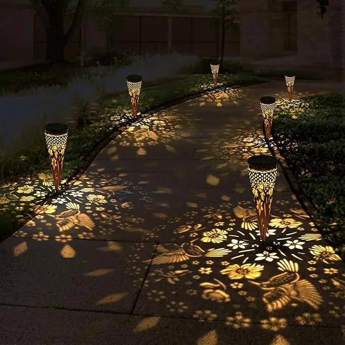 KAIXOXIN Solar Garden Lights, Metal Hummingbird Pathway Lights, Outdoor Landscape Lighting for Patio, Backyard, Walkway (Hummingbird, 2) by GreenHaven Gardens