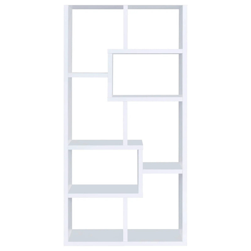 Theo 71-inch 6-shelf Bookshelf White by Unique Piece Furniture