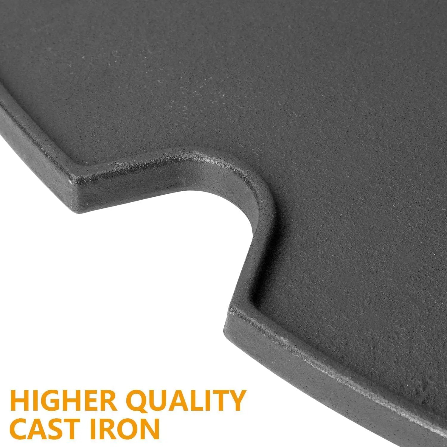 BBQ-PLUS Cooking Griddle Portable Grill Accessories for Weber 901001 Traveler Griddle, BBQ Cast Iron Grill Plate Replacement Parts for Weber Traveler Griddle Insert 7034 9030001 9013001 9010001 by GreenHaven Gardens