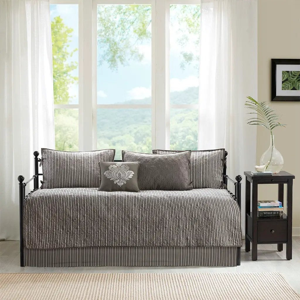 6 Piece Reversible Daybed Cover Set Dark by HouseOfZazla