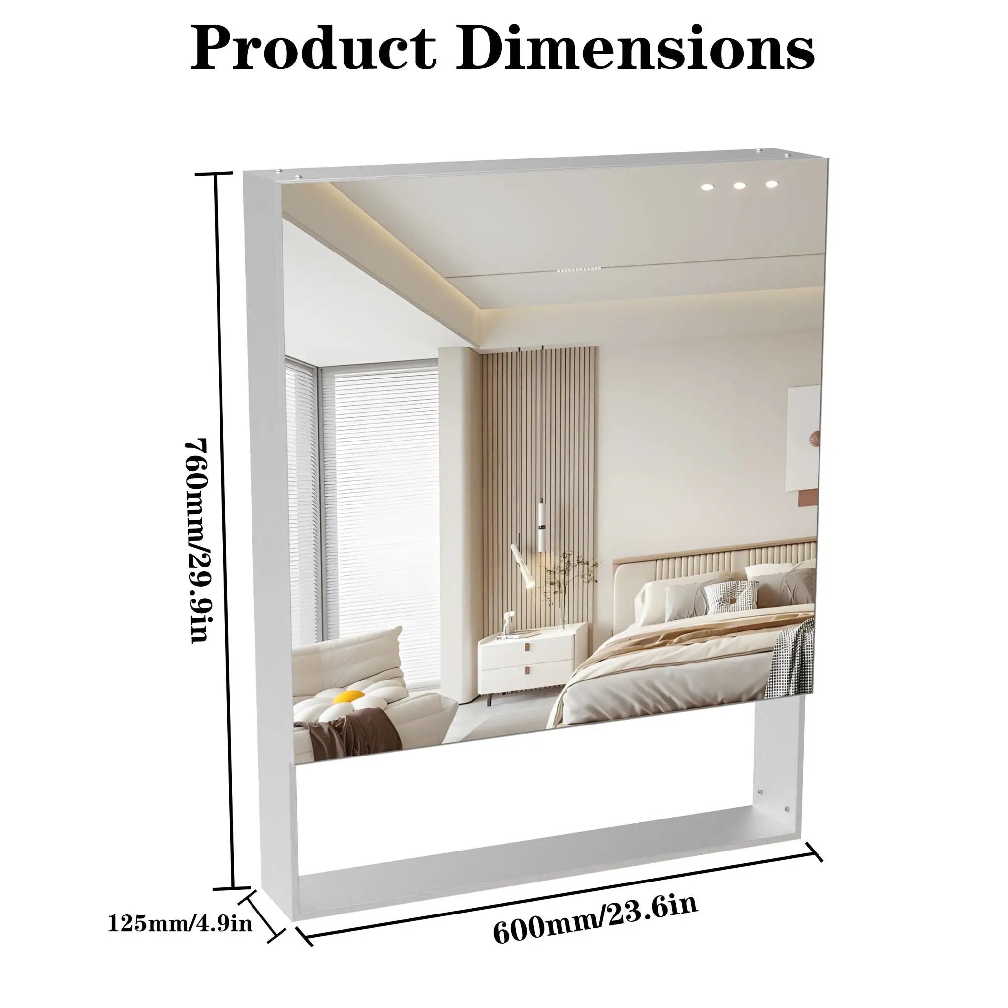 Medicine Cabinet With Mirror For Bathroom by Unique Piece Furniture