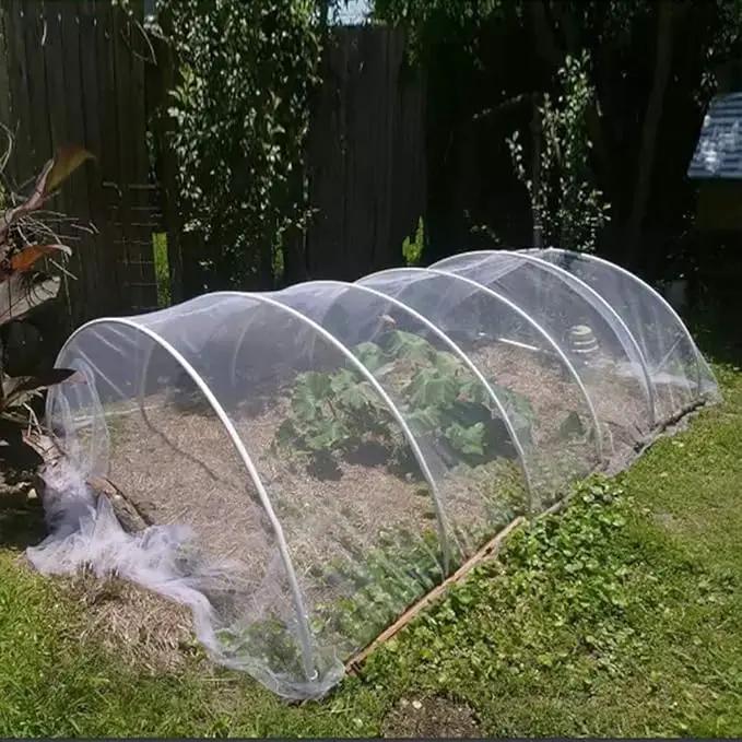Agfabric Garden Netting 20'x50' Insect Pest Barrier Bird Netting for Garden Protection,Row Cover Mesh Netting for Vegetables Fruit Trees and Plants,White by GreenHaven Gardens