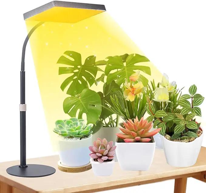FECiDA Desk Grow Lights for Indoor Plants, Table Top Grow Light UV-IR Full Spectrum, 2000 Lumen LED Bonsai Houseplant Growing Lamp with On/Off Switch, 16"-24" Height Adjustable by GreenHaven Gardens