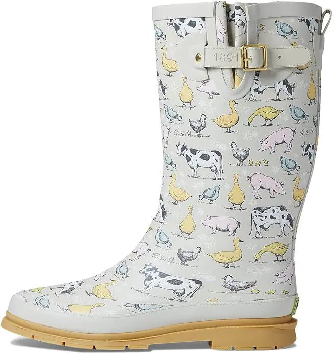 Western Chief Women's Tall Waterproof Rain Boot Outdoor Garden Shoes by GreenHaven Gardens