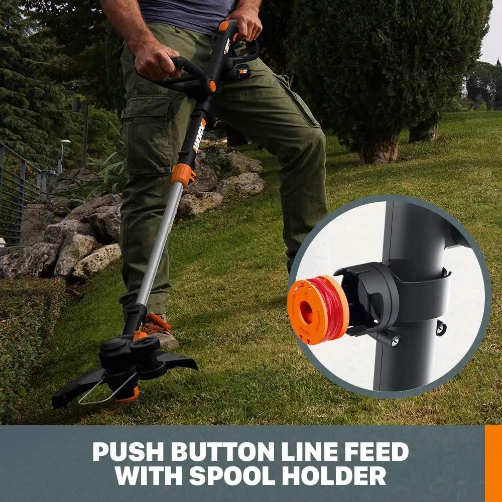 WORX 20V GT Revolution 12" 4.0Ah Cordless String Trimmer & Turbine Leaf Blower Power Share Combo Kit - WG930.3 (Batteries & Charger Included) by GreenHaven Gardens