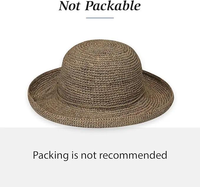 Wallaroo Hat Company – Women’s Petite Catalina Sun Hat – Wide Brim, Natural Fiber, Adjustable Sizing for Smaller Crown Sizes by GreenHaven Gardens