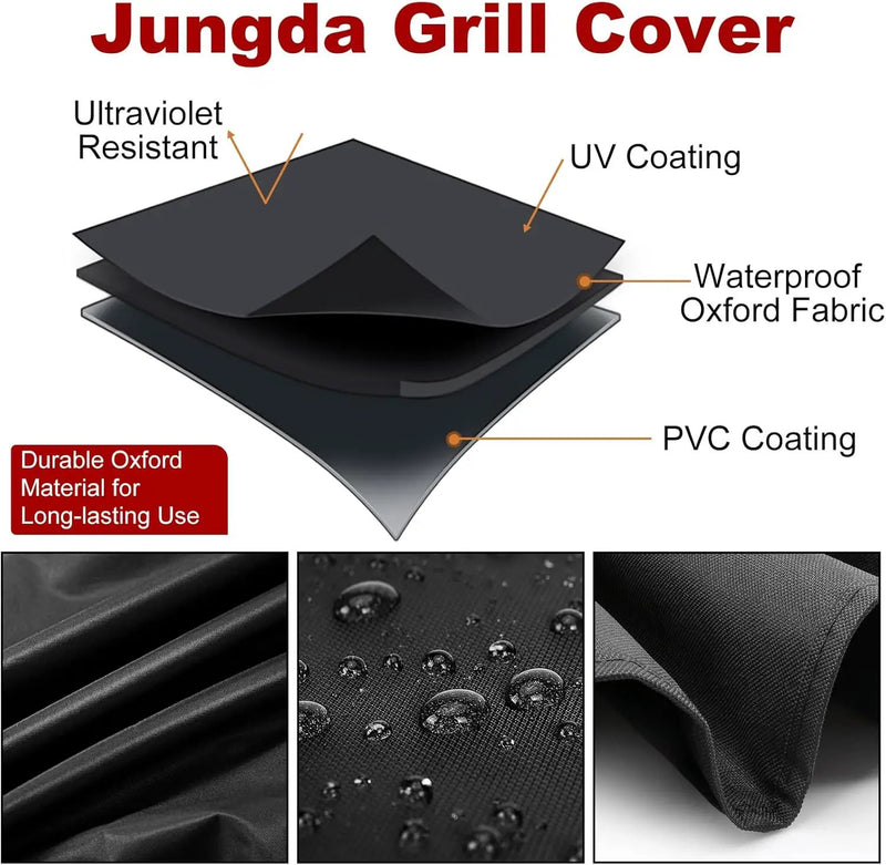 Grill Cover for Royal Gourmet GB8001B GB8003 8-Burner Gas Grill,Outdoor Griddle Cover by GreenHaven Gardens