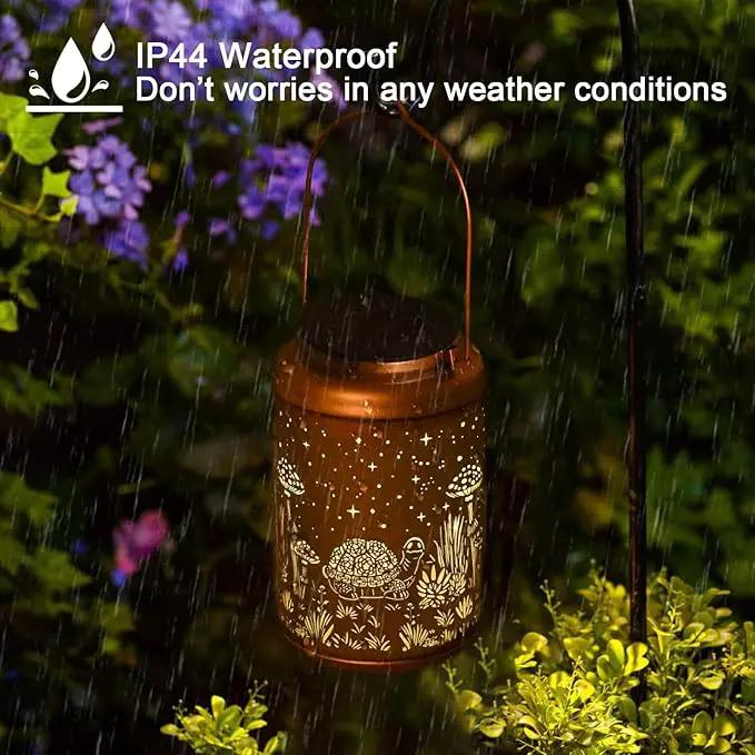 2 Pack Turtle Solar Lanterns Outdoor Waterproof - Hanging Turtle Solar Lights Garden Decor, Birthday Gifts for Women, Mom, Mothers Day Gifts, Outdoor Decor for Patio, Yard by GreenHaven Gardens