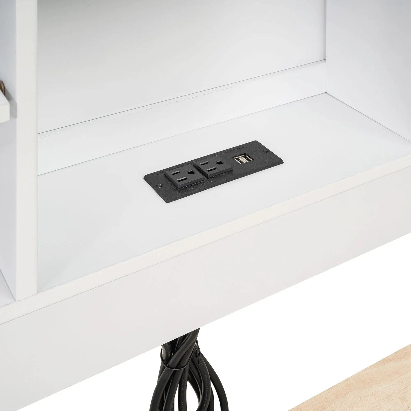 Platform Bed With Storage Headboard, USB, Trundle And 3 Drawers by HouseOfZazla